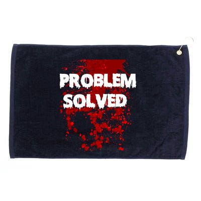 Problem Solved Grommeted Golf Towel