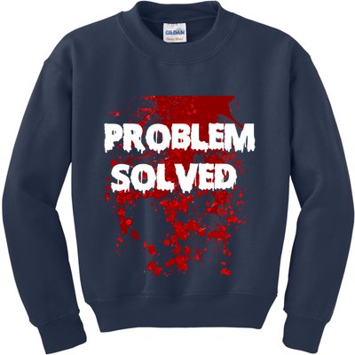 Problem Solved Kids Sweatshirt