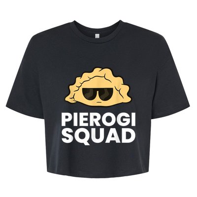 Pierogi Squad Poland Pierogi Bella+Canvas Jersey Crop Tee