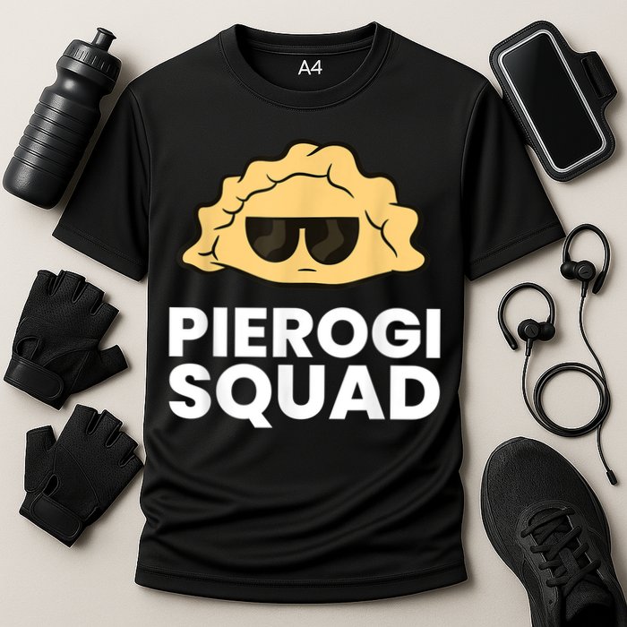 Pierogi Squad Poland Pierogi Cooling Performance Crew T-Shirt