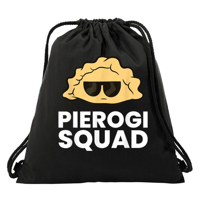 Pierogi Squad Poland Pierogi Drawstring Bag