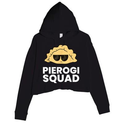 Pierogi Squad Poland Pierogi Crop Fleece Hoodie