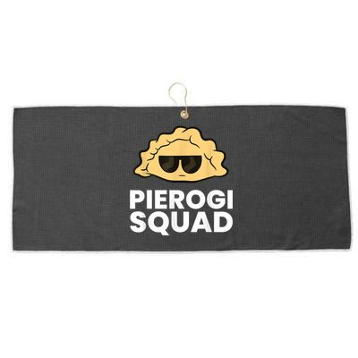 Pierogi Squad Poland Pierogi Large Microfiber Waffle Golf Towel