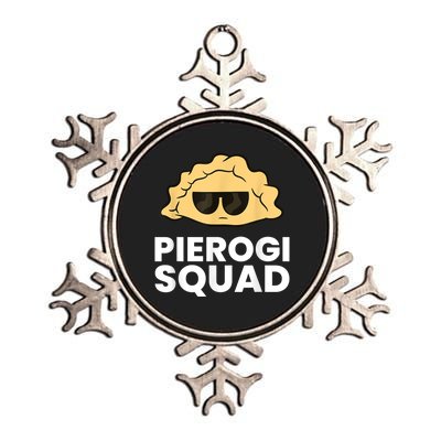 Pierogi Squad Poland Pierogi Metallic Star Ornament