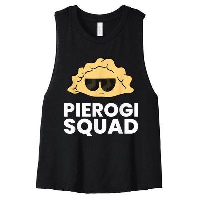 Pierogi Squad Poland Pierogi Women's Racerback Cropped Tank