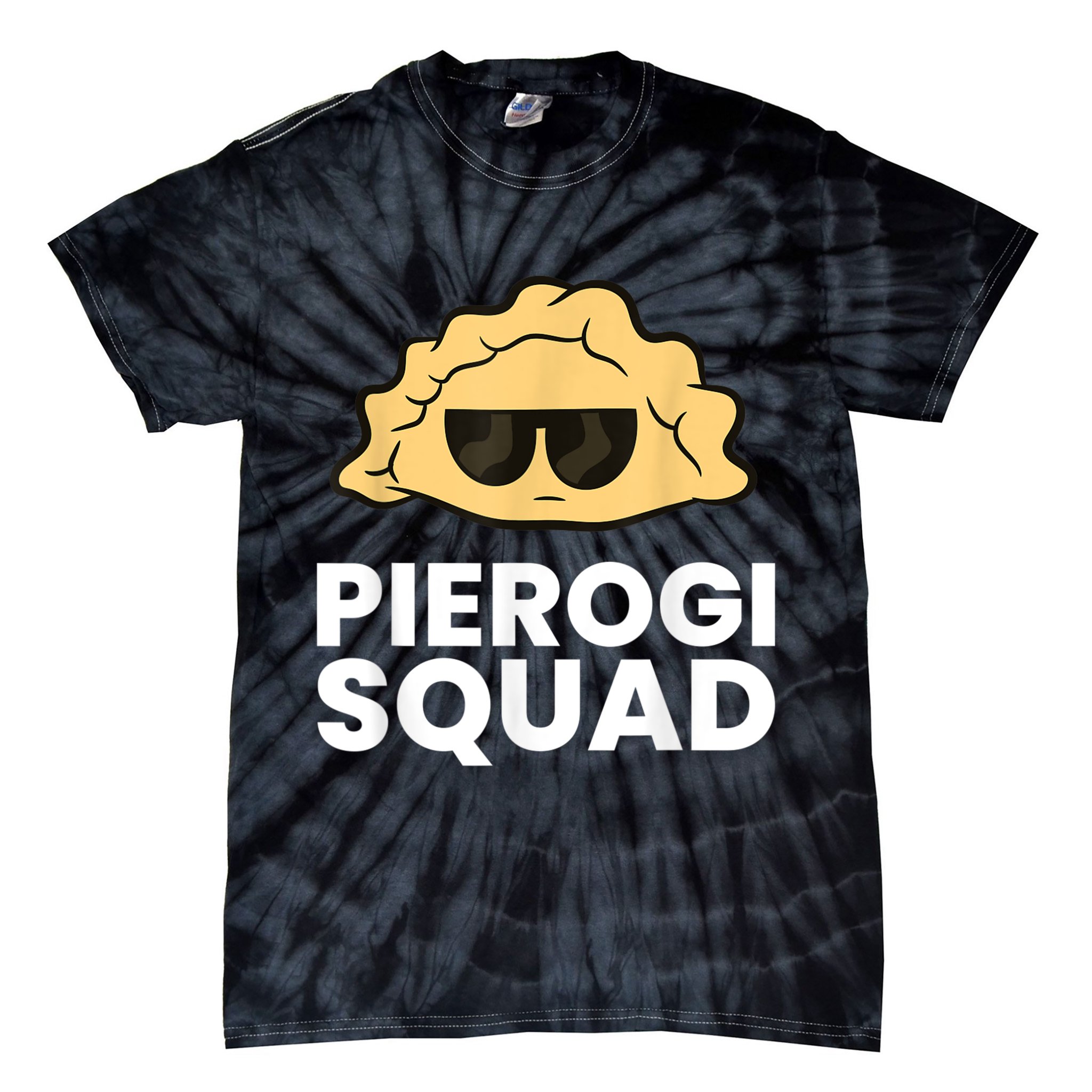 Pierogi Squad Poland Pierogi Tie-Dye T-Shirt