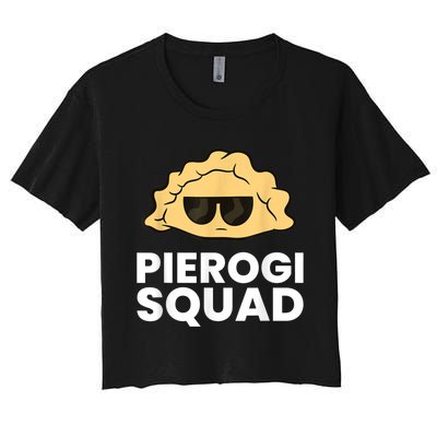 Pierogi Squad Poland Pierogi Women's Crop Top Tee