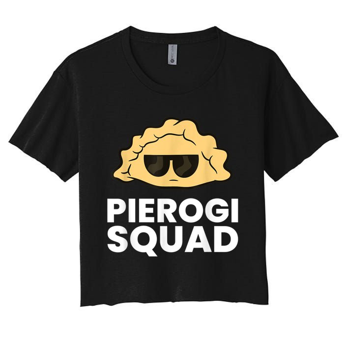 Pierogi Squad Poland Pierogi Women's Crop Top Tee