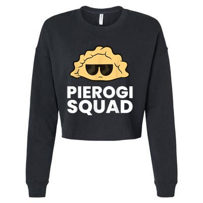 Pierogi Squad Poland Pierogi Cropped Pullover Crew