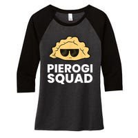 Pierogi Squad Poland Pierogi Women's Tri-Blend 3/4-Sleeve Raglan Shirt