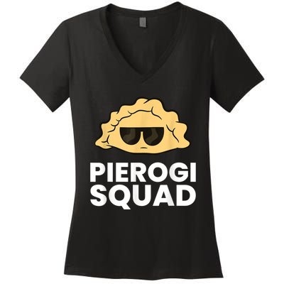 Pierogi Squad Poland Pierogi Women's V-Neck T-Shirt