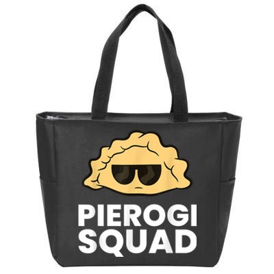 Pierogi Squad Poland Pierogi Zip Tote Bag