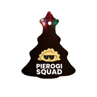 Pierogi Squad Poland Pierogi Ceramic Tree Ornament