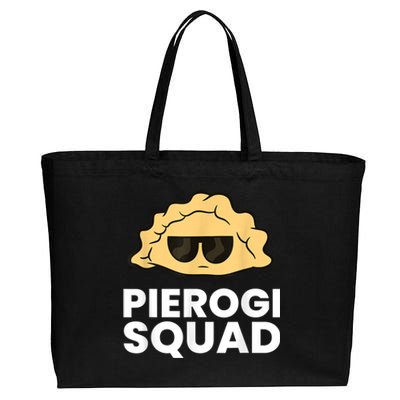 Pierogi Squad Poland Pierogi Cotton Canvas Jumbo Tote