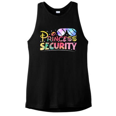 Princess Security Perfects Art For Dad or Boyfriend Ladies PosiCharge Tri-Blend Wicking Tank