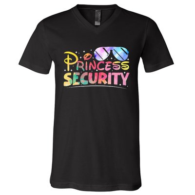 Princess Security Perfects Art For Dad or Boyfriend V-Neck T-Shirt