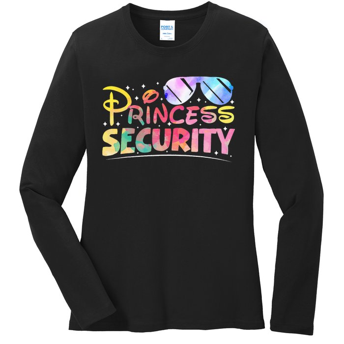 Princess Security Perfects Art For Dad or Boyfriend Ladies Long Sleeve Shirt