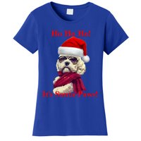 Poodle Santa Paws Gift Women's T-Shirt