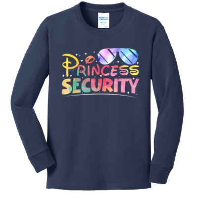 Princess Security Perfects Art For Dad Or Boyfriend Kids Long Sleeve Shirt