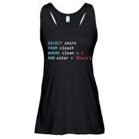 Programmer SQL Query Geek Database Coding Ladies Essential Flowy Tank