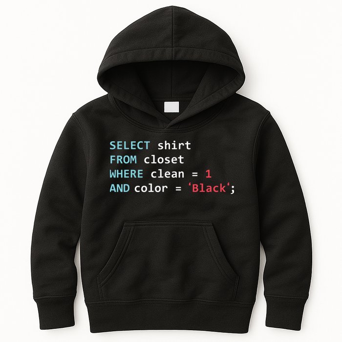 Programmer SQL Query Geek Database Coding Kids Hoodie