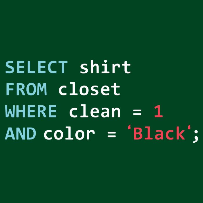 Programmer SQL Query Geek Database Coding Button