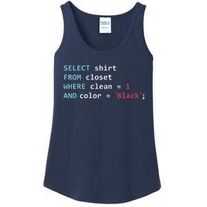 Programmer SQL Query Geek Database Coding Ladies Essential Tank