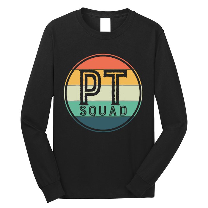 PT Squad Retro Physical Therapy Long Sleeve Shirt