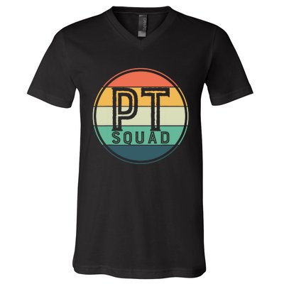 PT Squad Retro Physical Therapy V-Neck T-Shirt