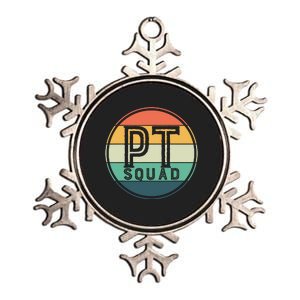 PT Squad Retro Physical Therapy Metallic Star Ornament