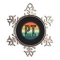 PT Squad Retro Physical Therapy Metallic Star Ornament