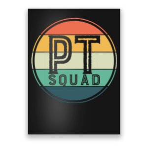 PT Squad Retro Physical Therapy Poster