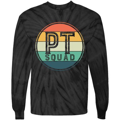 PT Squad Retro Physical Therapy Tie-Dye Long Sleeve Shirt