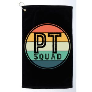 PT Squad Retro Physical Therapy Platinum Collection Golf Towel