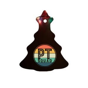 PT Squad Retro Physical Therapy Ceramic Tree Ornament