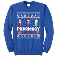 Pills Snow Reindeer Santa Claus Xmas Pharmacy Crew Great Gift Sweatshirt