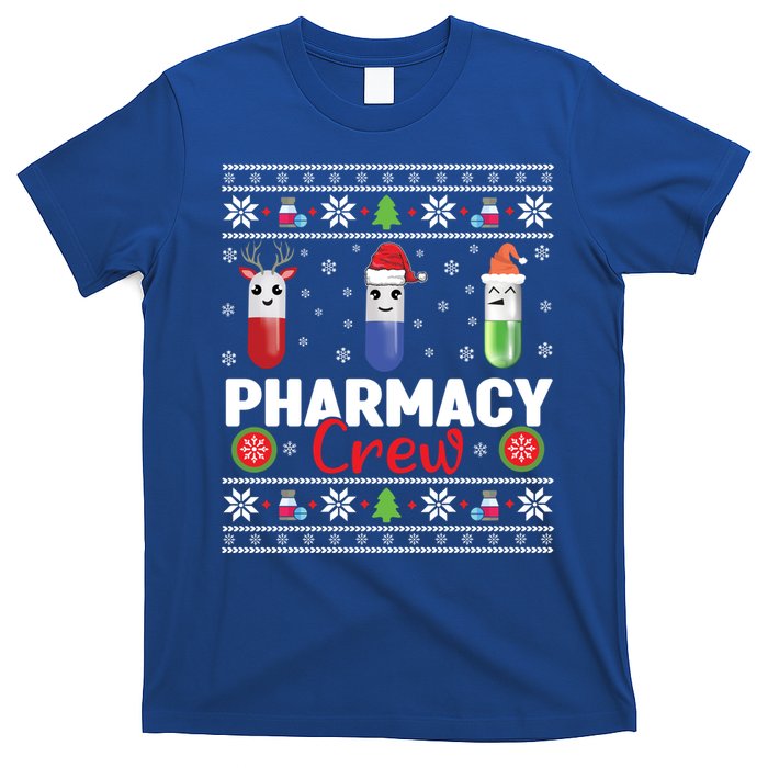 Pills Snow Reindeer Santa Claus Xmas Pharmacy Crew Great Gift T-Shirt