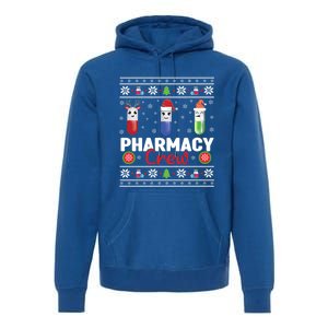 Pills Snow Reindeer Santa Claus Xmas Pharmacy Crew Great Gift Premium Hoodie