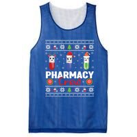 Pills Snow Reindeer Santa Claus Xmas Pharmacy Crew Great Gift Mesh Reversible Basketball Jersey Tank