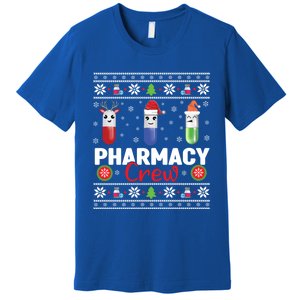 Pills Snow Reindeer Santa Claus Xmas Pharmacy Crew Great Gift Premium T-Shirt