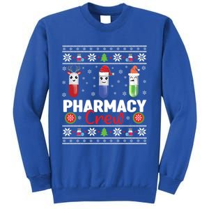 Pills Snow Reindeer Santa Claus Xmas Pharmacy Crew Great Gift Tall Sweatshirt