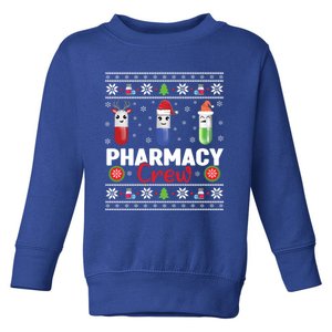 Pills Snow Reindeer Santa Claus Xmas Pharmacy Crew Great Gift Toddler Sweatshirt