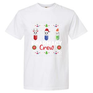 Pills Snow Reindeer Santa Claus Xmas Pharmacy Crew Great Gift Garment-Dyed Heavyweight T-Shirt