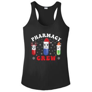 Pills Snow Reindeer Santa Claus Xmas Pharmacy Crew Gift Ladies PosiCharge Competitor Racerback Tank