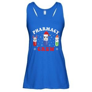 Pills Snow Reindeer Santa Claus Xmas Pharmacy Crew Gift Ladies Essential Flowy Tank