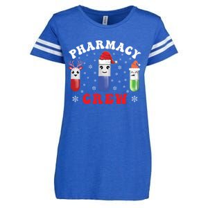 Pills Snow Reindeer Santa Claus Xmas Pharmacy Crew Gift Enza Ladies Jersey Football T-Shirt