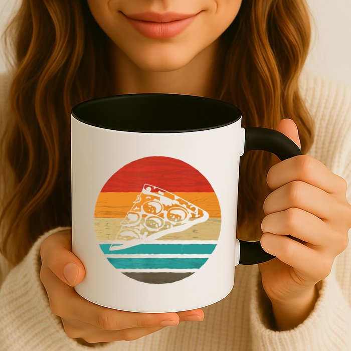 Pizza Slice Retro Style Vintage Gift Mug