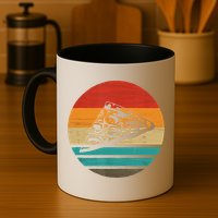 Pizza Slice Retro Style Vintage Gift Mug