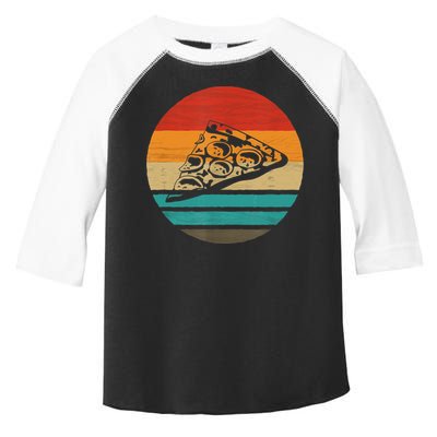 Pizza Slice Retro Style Vintage Gift Toddler Fine Jersey T-Shirt