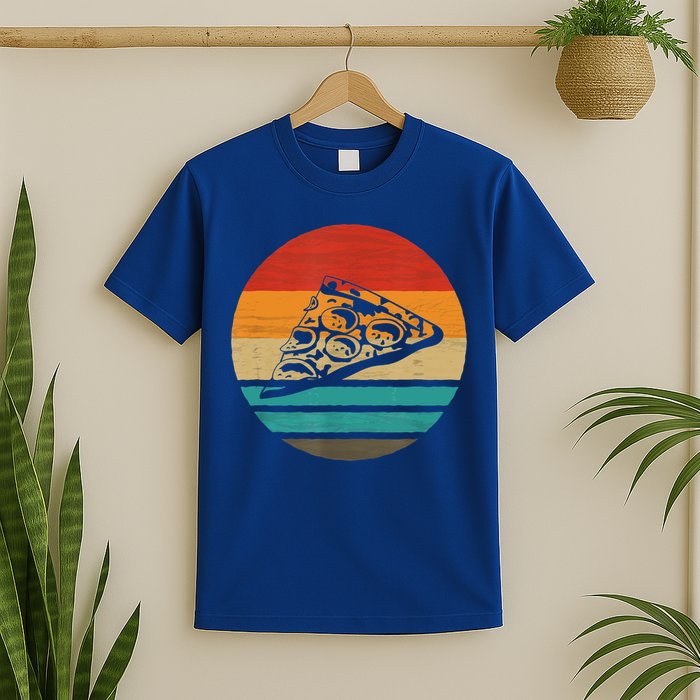 Pizza Slice Retro Style Vintage Gift T-Shirt